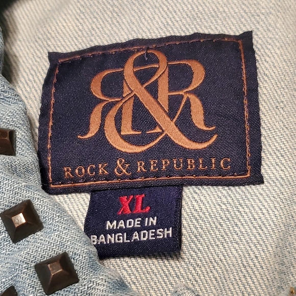 Rock Republic Denim Jean Jacket - Picture 7 of 7